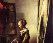 约翰尼斯 维米尔 : Girl Reading a Letter at an Open Window